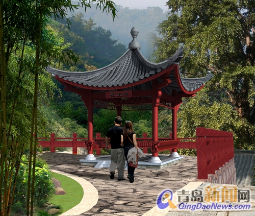 李沧东部将建青岛最大竹园 效果图出炉