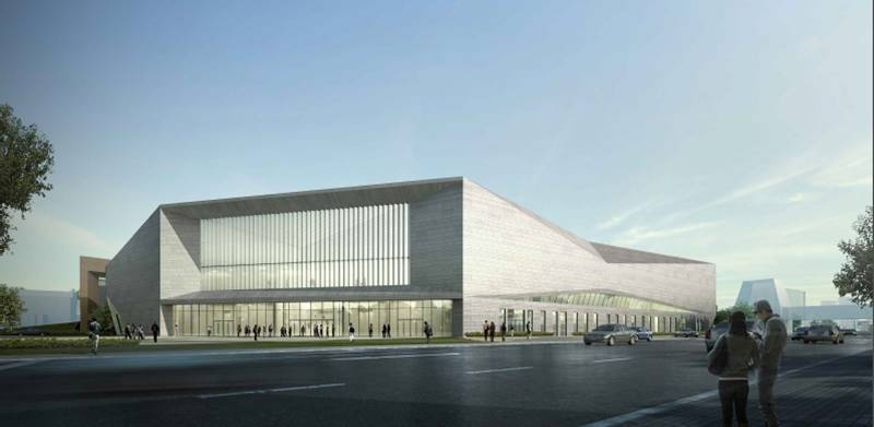 城阳投资5亿元文体中心开建