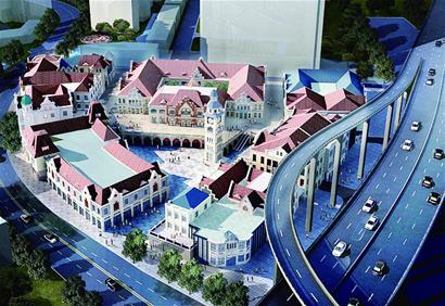 小港湾新街里项目主体封顶 闪现老青岛光影