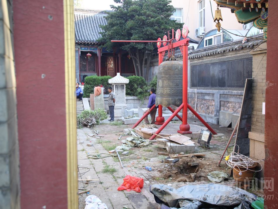 高清:天后宫维修谢客 一月前曾因劳资纠纷停业