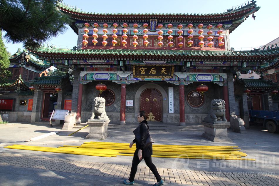 高清:天后宫维修谢客 一月前曾因劳资纠纷停业