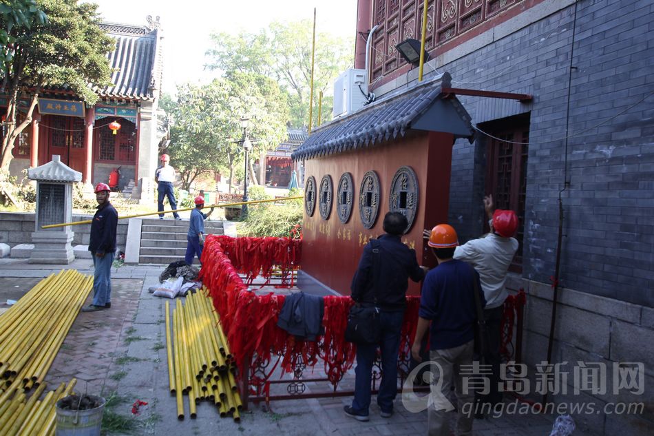 高清:天后宫维修谢客 一月前曾因劳资纠纷停业