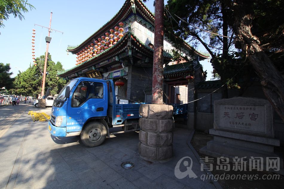 高清:天后宫维修谢客 一月前曾因劳资纠纷停业