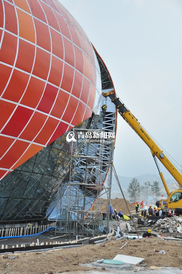 高清:东方影都效果图出炉 首栋建筑神似鹦鹉螺