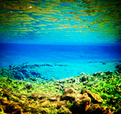 镜头记录冰岛大裂谷湖底美景：地球最美伤疤