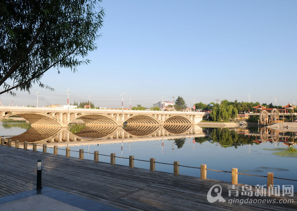 莱西投资亿元绿化洙河 打造绿色水乡