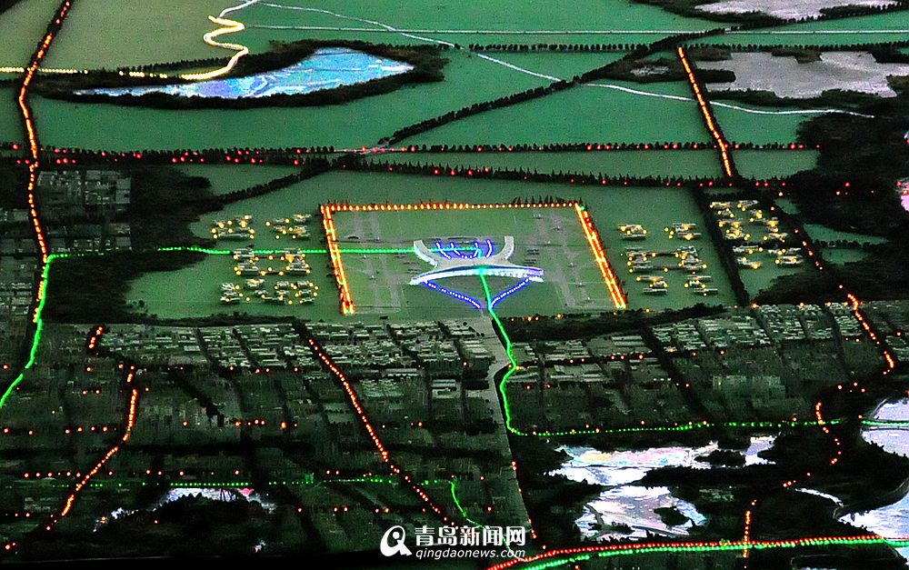 高清:青岛新机场海星造型惊艳 全球独一无二