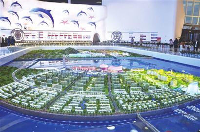 青岛东方影都现世界第一大沙盘 造价千万