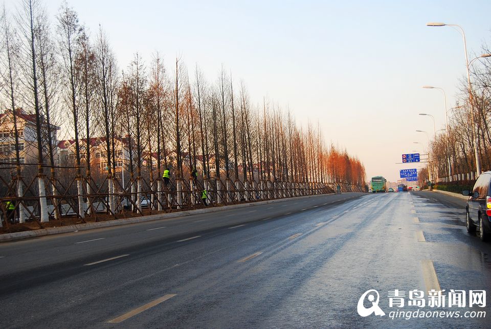 高清:重庆路全线通车 青岛第一堵如今变通途