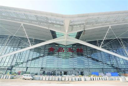 青岛北站今天通车