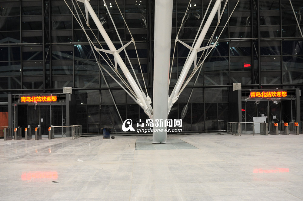青岛火车北站启用 首列火车今停靠