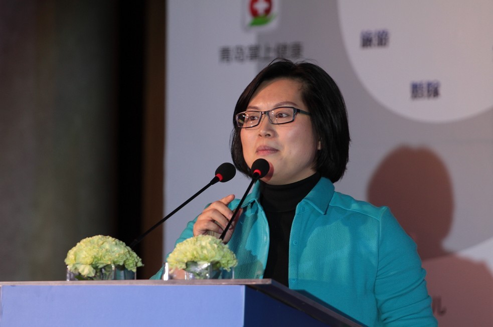 青岛新闻网总经理辛梅致辞