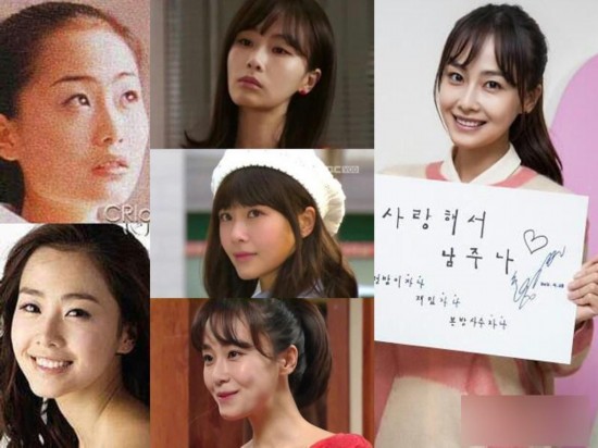 韩国女星整容变脸对比照：李多海尹恩惠变化惊人