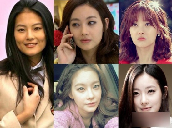 韩国女星整容变脸对比照：李多海尹恩惠变化惊人