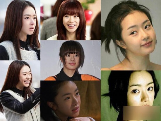 韩国女星整容变脸对比照：李多海尹恩惠变化惊人
