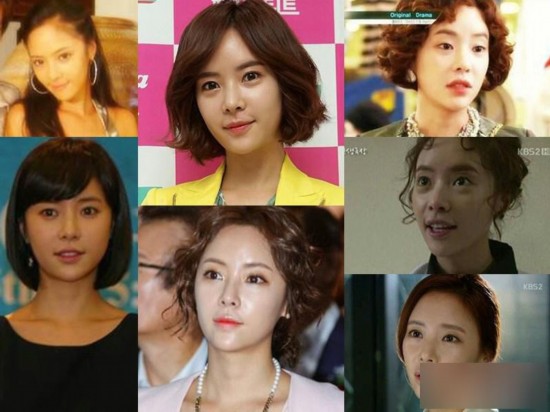 韩国女星整容变脸对比照：李多海尹恩惠变化惊人