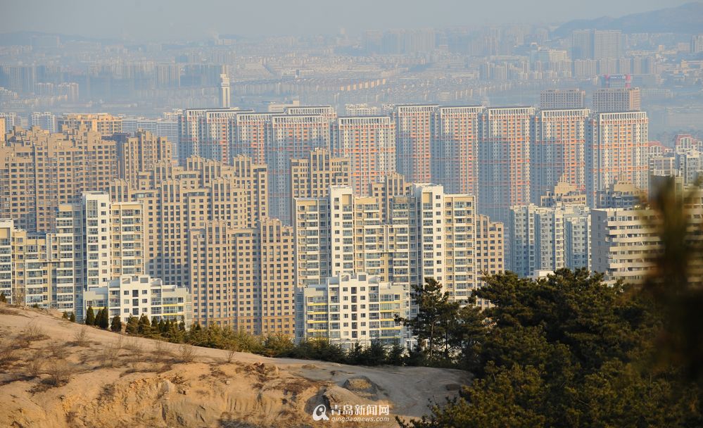 高清：俯拍逆袭的浮山后 水泥森林十年终长成