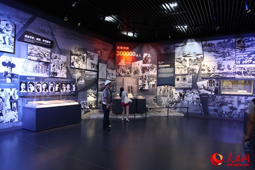 南京大屠杀展厅。邱越摄