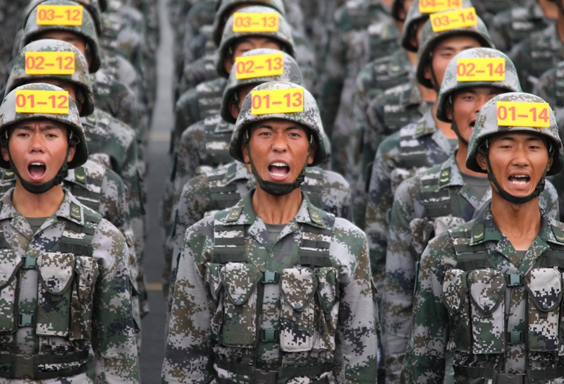 受阅英雄部队抗战传奇生死印记