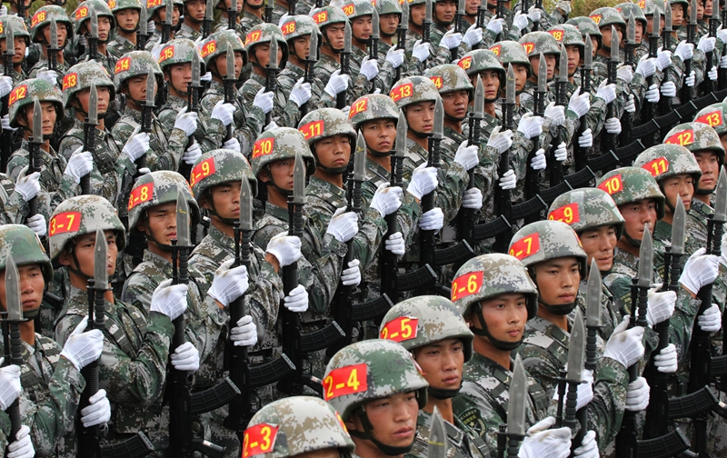 受阅英雄部队抗战传奇生死印记