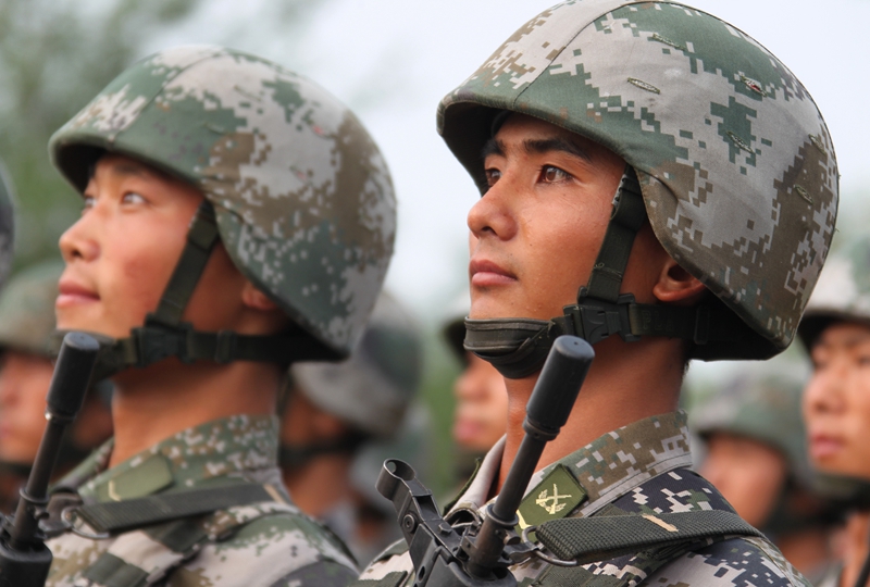 受阅英雄部队抗战传奇生死印记