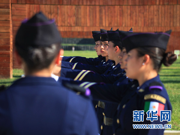 外国参阅军人积极训练迎接“9·3”阅兵