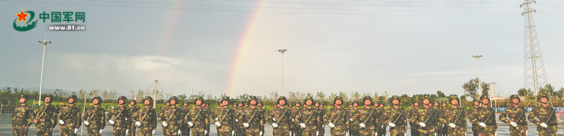 组图：走进阅兵训练基地