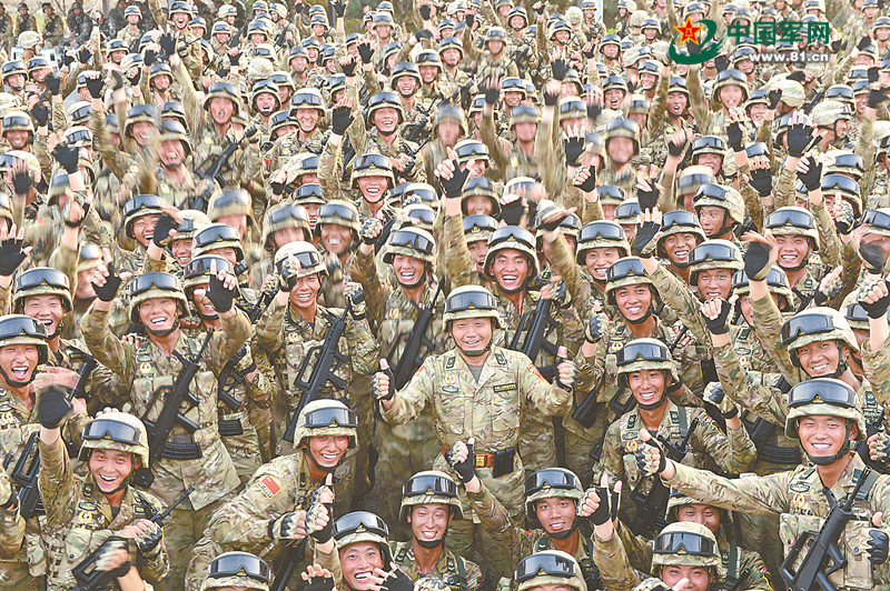 组图：走进阅兵训练基地