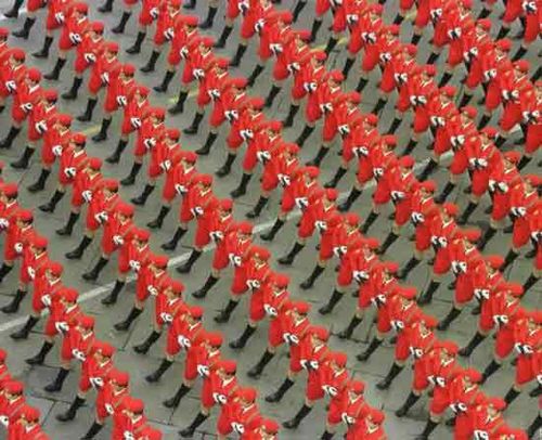 1999年国庆阅兵 中国与受阅方队一起迈向新世纪