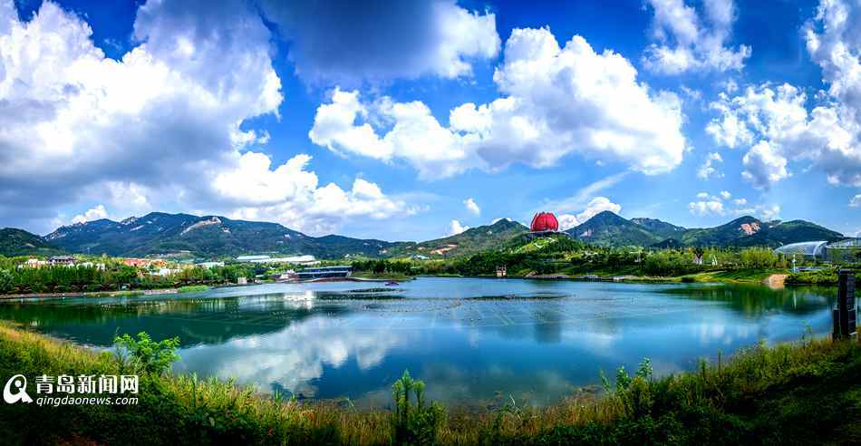 高清金秋时节晒大美青岛百果山上闻果香