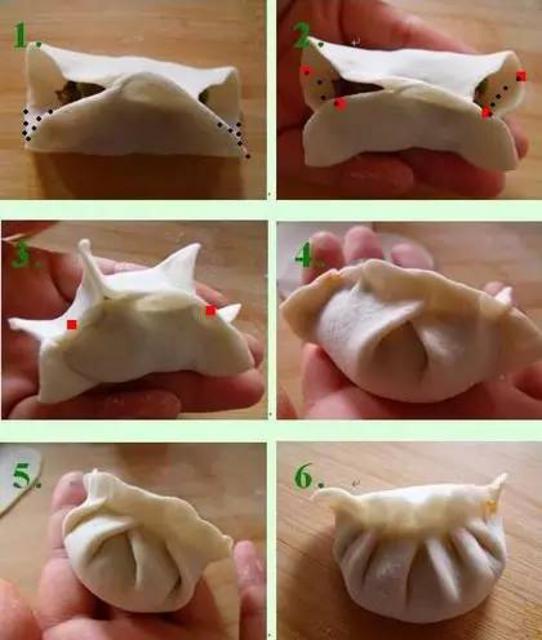 花式包饺子的方法图解图片