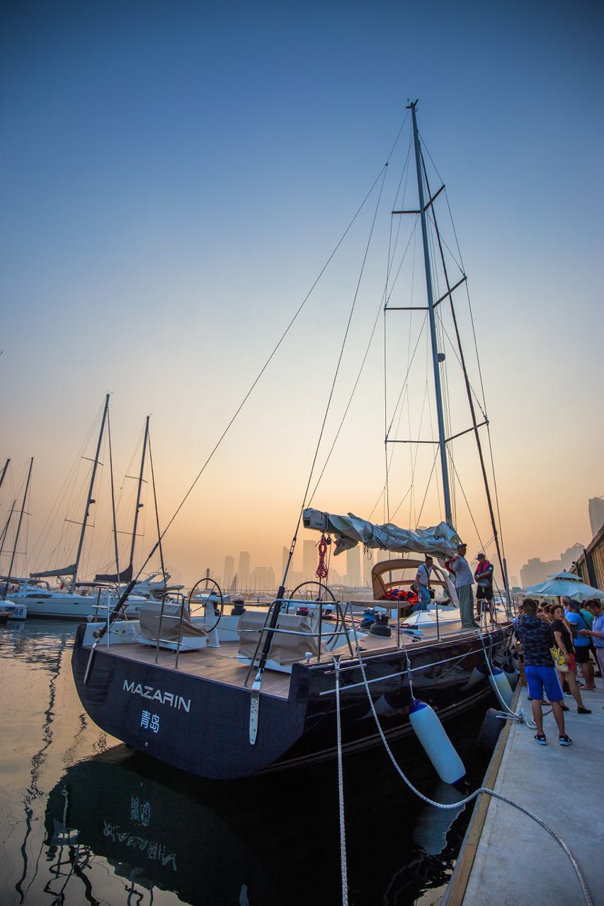 中国青岛制造!玛泽润72尺大帆船"处女座"号试航