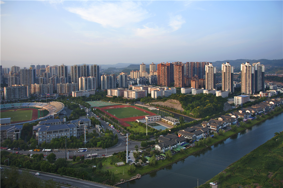 长寿重庆特大城市的卫星城