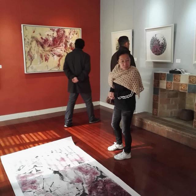 “心相·金晶个展”开幕 为岛城人带来视觉盛宴