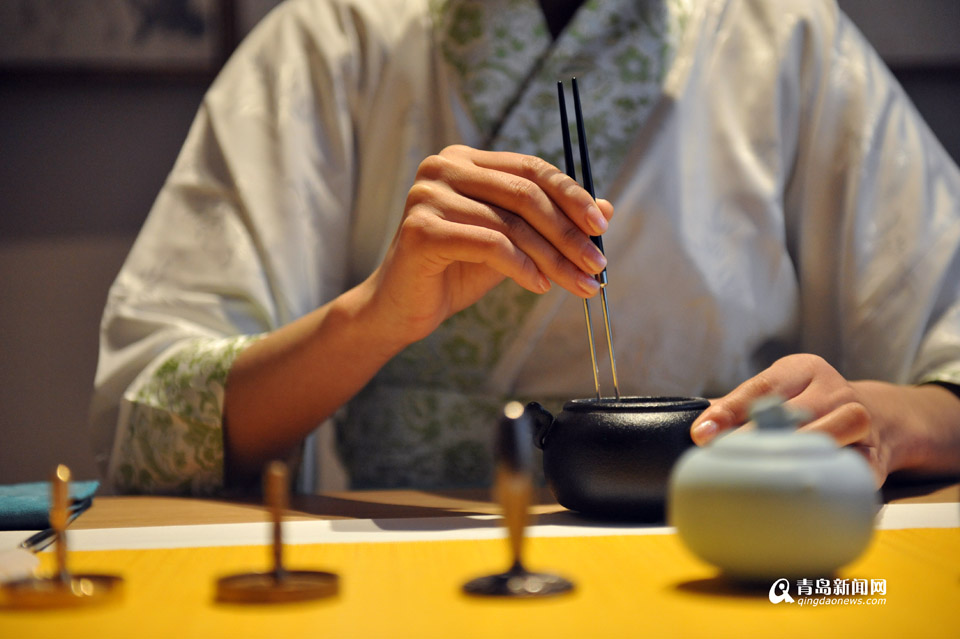 高清香道体验馆落户即墨分享品香之道