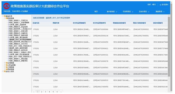 审计大数据综合作业平台 扩面增效远离查账式审计
