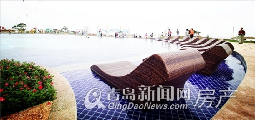 碧桂园五星级示范区游泳池