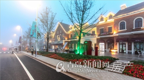 英伦商业街实景图