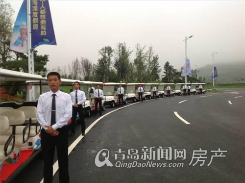 碧桂园十里金滩游园车队