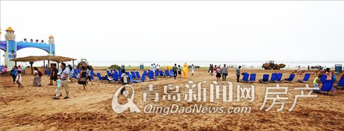 碧桂园沙滩平整如毯