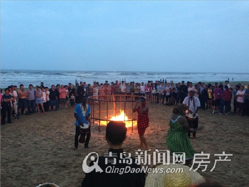 碧桂园十里金滩篝火晚会