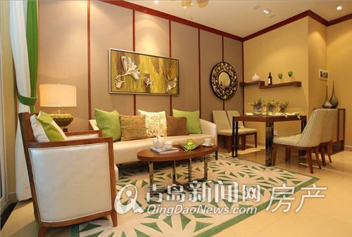 碧桂园十里金滩洋房J576的A户型样板间