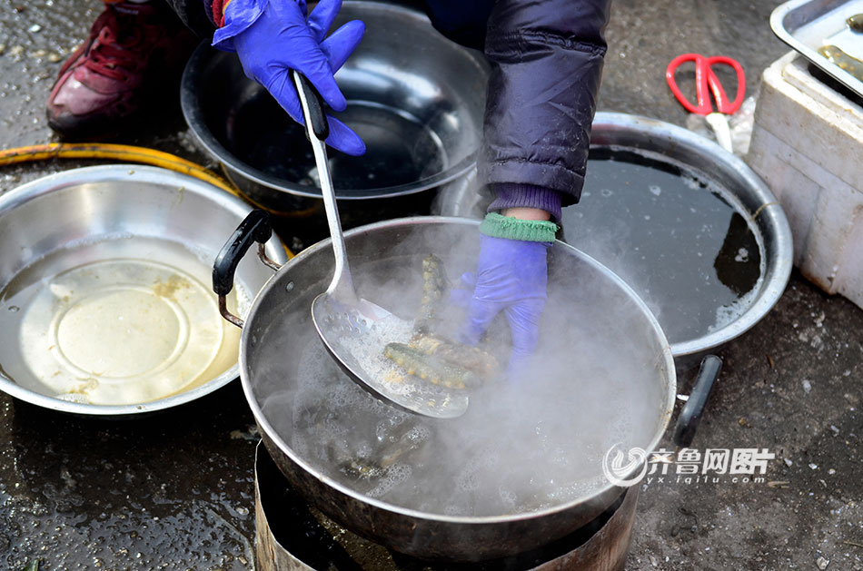 腊月青岛大集之上马集:海鲜满市腥味十足