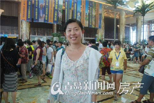 来自青岛的李女士被碧桂园十里金滩低首付吸引