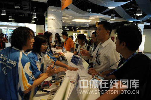 组图：残奥会主新闻中心正式开启 各国记者陆续抵达北京
